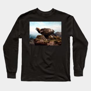 Aquila chrysaetos by Ferdinand von Wright Long Sleeve T-Shirt